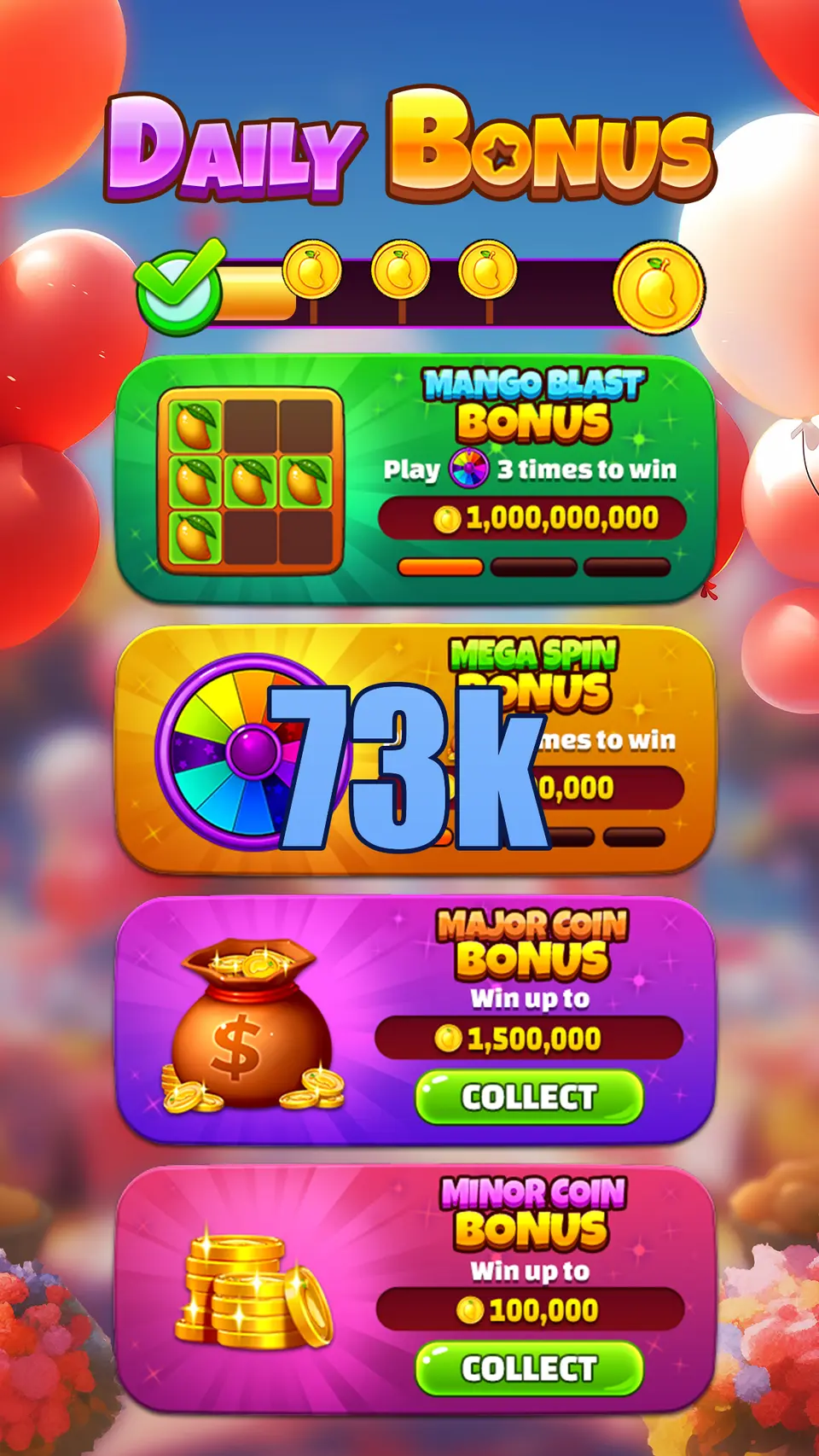 73k Masuk